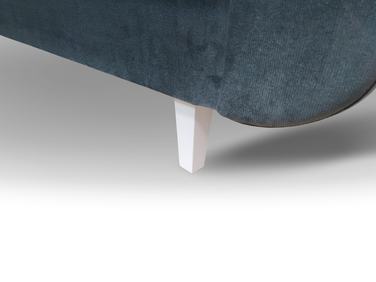 SOFA BED NEO 218cm / SPRINGS + FOAM CHOICE OF COLOR EASY CLEAN FABRICThe NEO sofa is made of high-quality VELVET fabric with a stain-resistant coating.comfortable and solidSpecification:free-standing sofawooden legs (color to choose)stitched seat and back