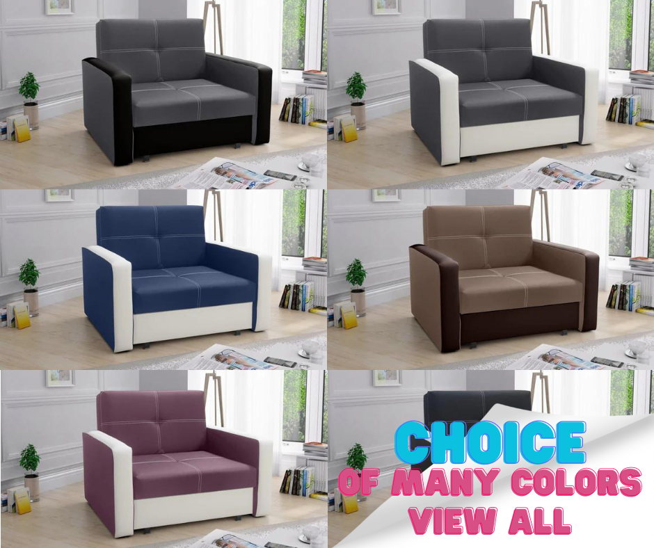 SINGLE SOFA BED BELLA I 108CM / FOAM