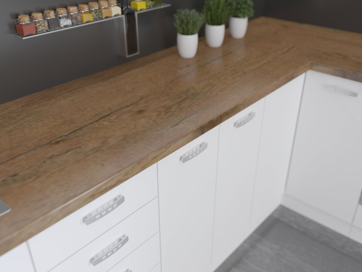 LANCELOT OAK 4262-28MM COUNTERTOPTHE PRICE IS FOR 1 RUNNING METERDimensions thickness: 28mm (2.8cm) depth: 600mm (60cm) maximum length: 4000mm (400cm)Anna Furniture