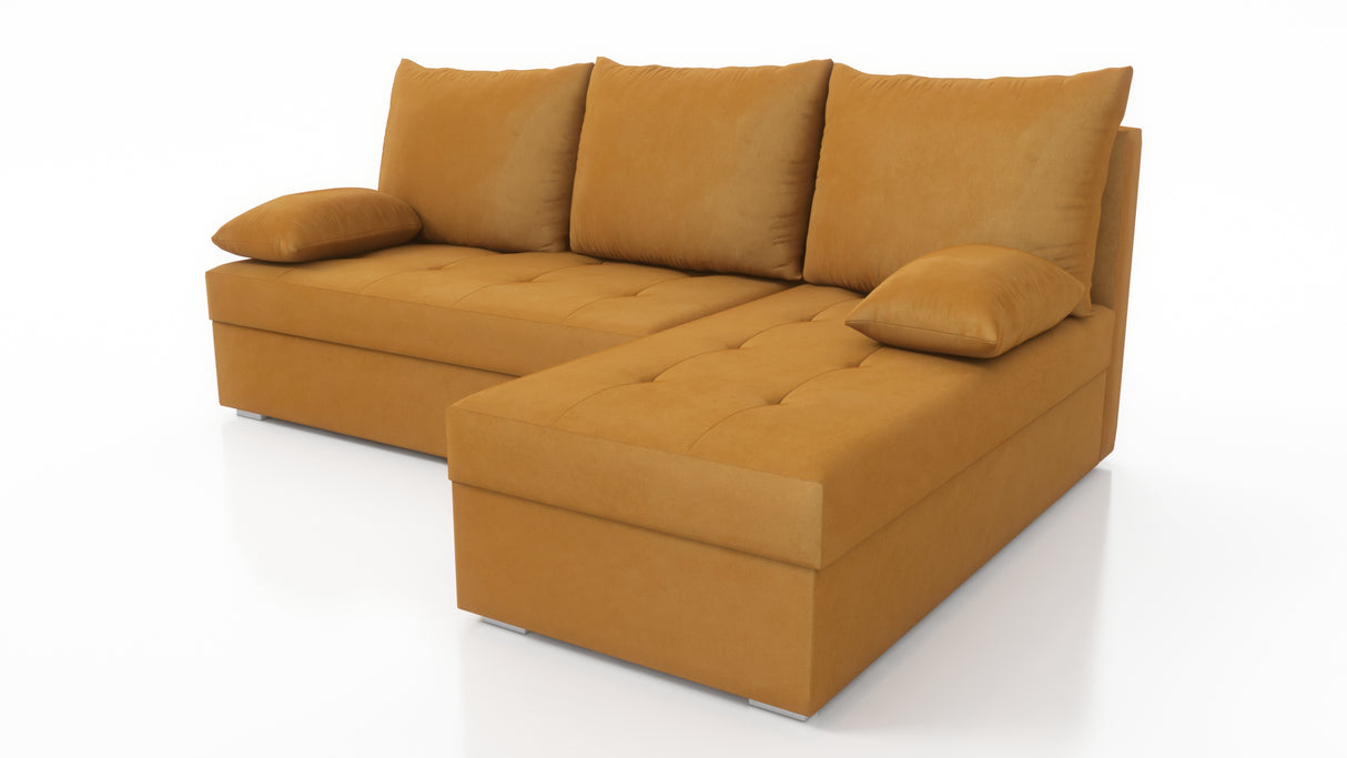 CORNER SOFA BED LOTUS S 200CM 2X STORAGE SPACE - Anna Furniture
