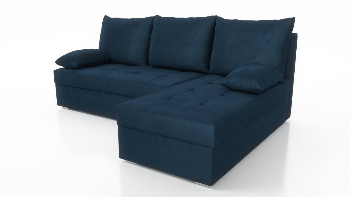 CORNER SOFA BED LOTUS S 200CM 2X STORAGE SPACE - Anna Furniture