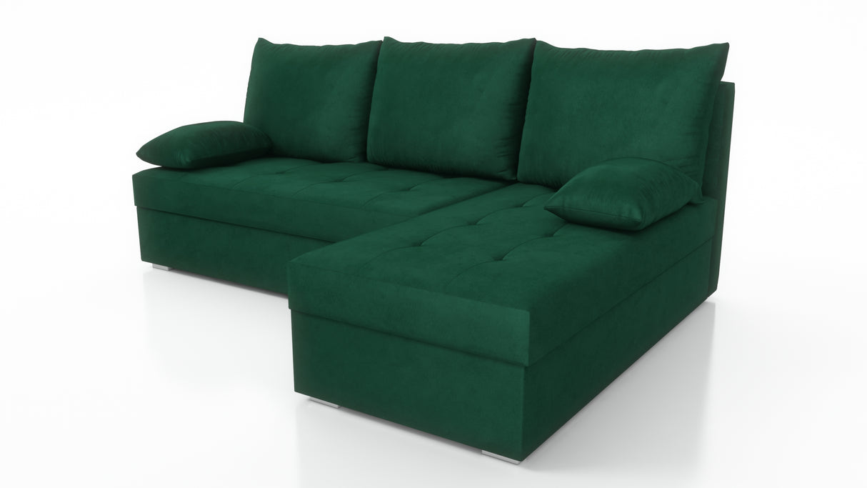 CORNER SOFA BED LOTUS S 200CM 2X STORAGE SPACE - Anna Furniture