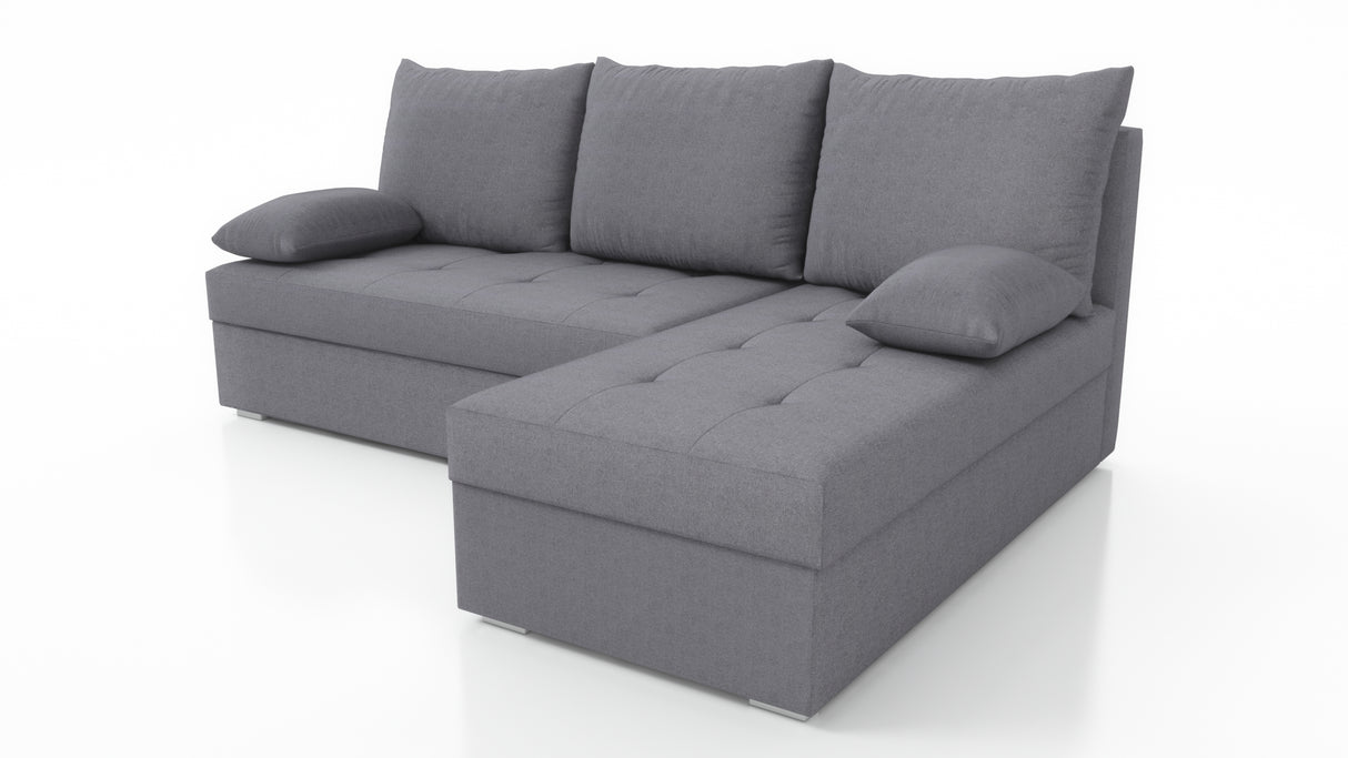 CORNER SOFA BED LOTUS S 200CM 2X STORAGE SPACE - Anna Furniture