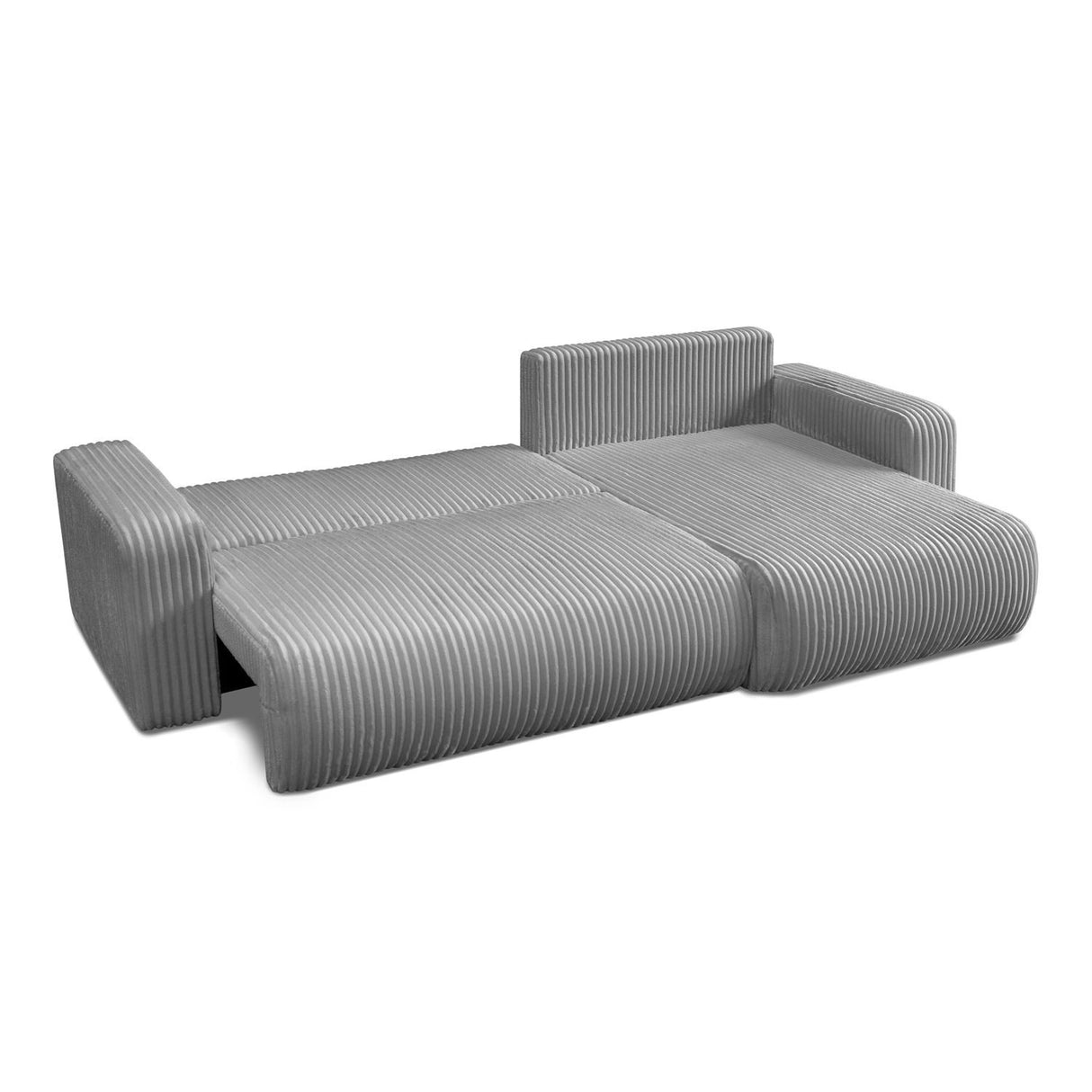 CORNER SOFA BED TOREZIO XL 277CM SPRINGS + FOAM JUMBO CORDED TILIA FABRIC