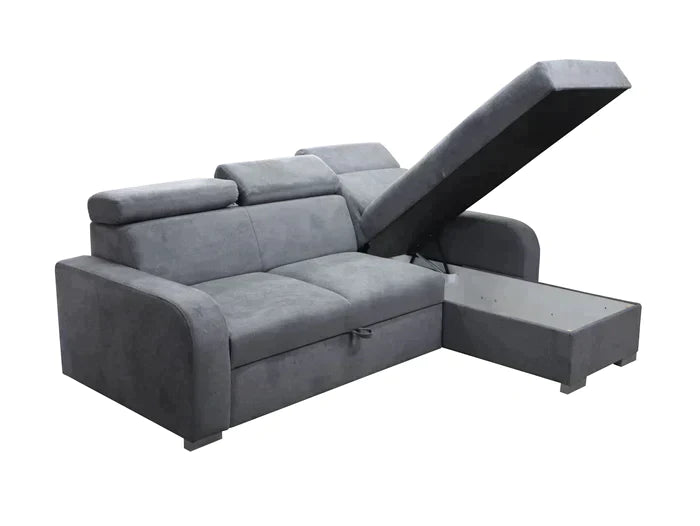 UNIVERSAL CORNER SOFA BED ASTEE 235CM ASTI10 EASY CLEAN FABRIC ADJUSTABLE HEADREST / SPRINGS + FOAMTHIS MODEL IS UNIVERSAL WHICH MEANS YOU CAN CHOOSE CORNER SIDE DURING ASSEMBLYADJUSTABLE HEADREST1X STORAGE SPACE MADE IN ASTI FABRIC CLICK HERE THIS MODEL
