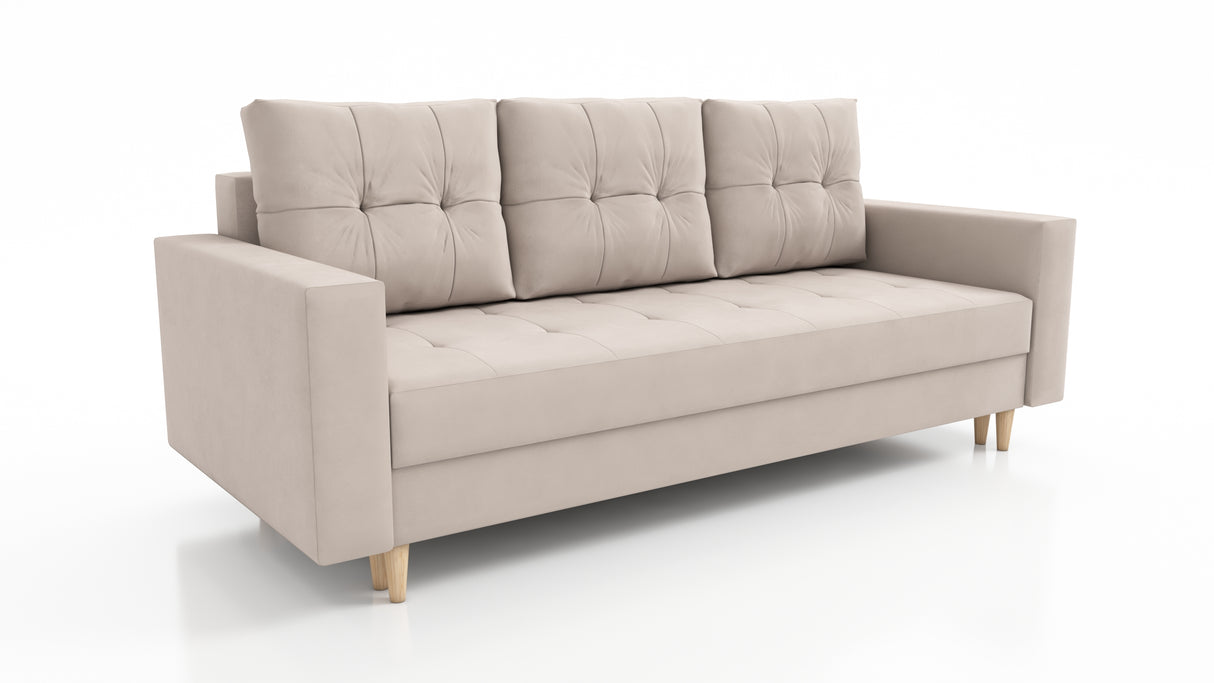 CANDY SOFA BEDS SET 3+2+1 / BONELL SPRINGS + FOAM / CHOICE OF MANY COLORSSpecification made of foam and bonel spring construction made of board / pine wood / hdf wood leg container for bedding sleeping function automatic DL optional (Whatsapp us to order)