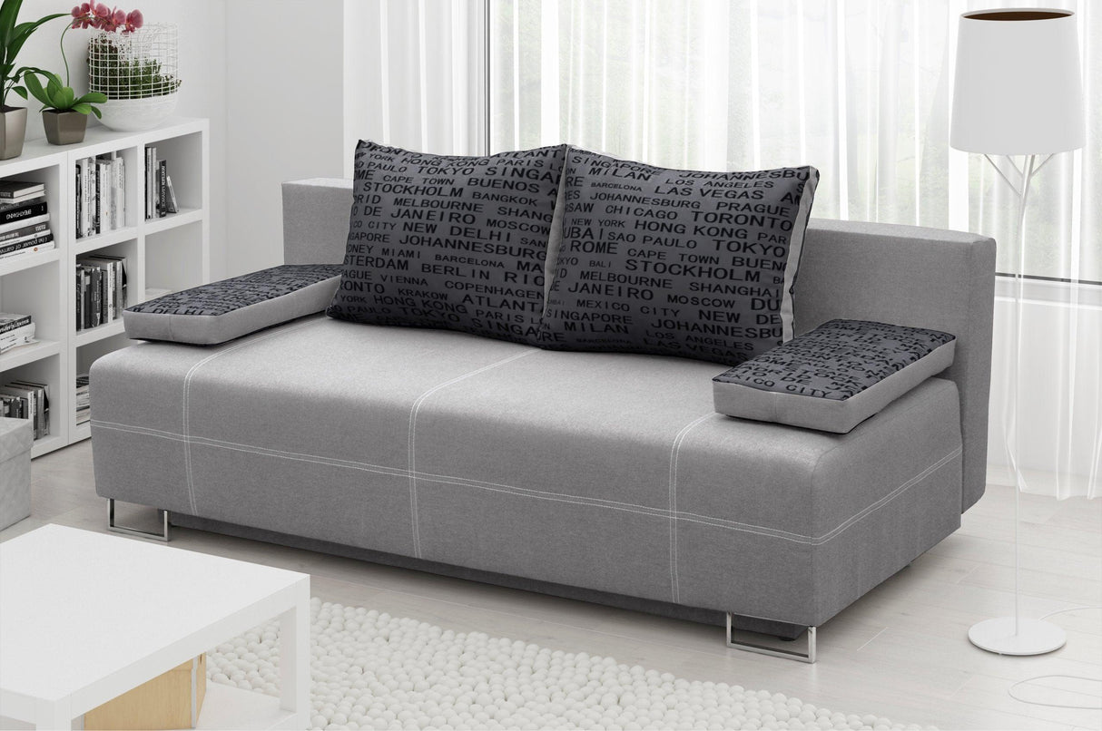 SOFA BED RIVIA 195CM CHOICE OF COLOR / BONELL SPRINGS + FOAM