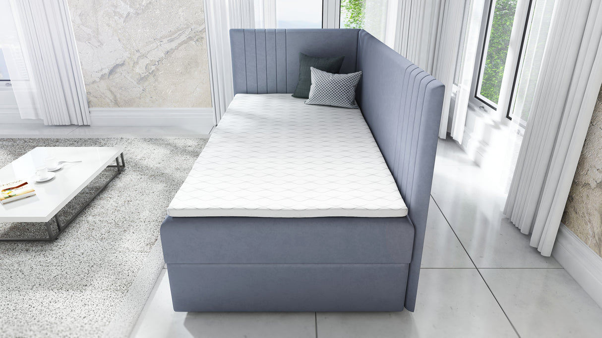 SINGLE BED MOLI 100X200CM WITH LIGHT AND USB