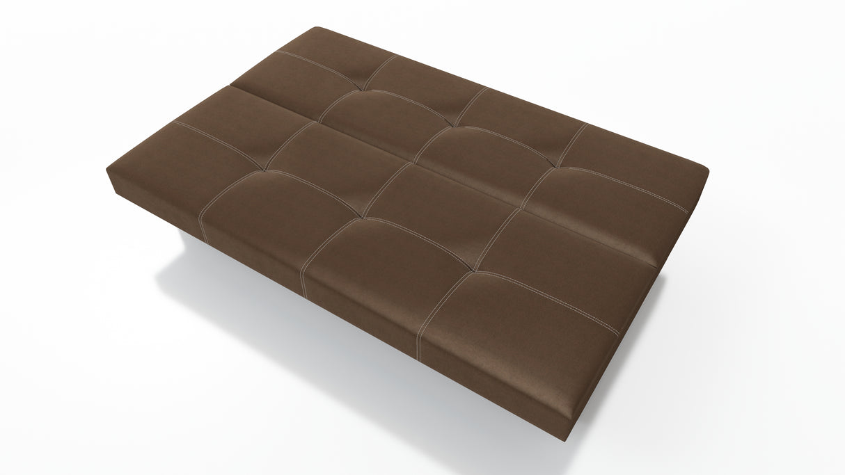 SOFA BED AXEL 195CM SAWANA 16 BROWN / SPRINGS + FOAM