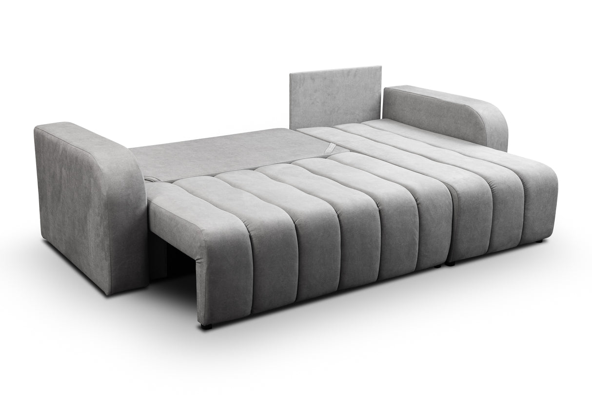 CORNER SOFA BED VENA 238CM universal RIGHT/LEFT CORNER / FOAM STAIN PROOF FABRIC