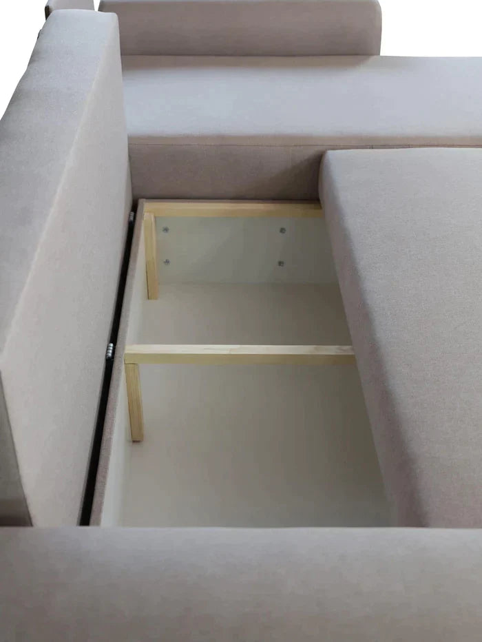 CORNER SOFA BED MALIBU 248CM MALMO 90 / UNIVERSAL RIGHT/LEFT CORNER / FOAMTHIS MODEL IS UNIVERSAL WHICH MEANS YOU CAN CHOOSE CORNER SIDE DURING ASSEMBLYMADE IN MALMO FABRIC CLICK HERE3x PILLOWS INCLUDED1X STORAGE SPACEDIMENTIONS:Corner width: 244cmDepth: