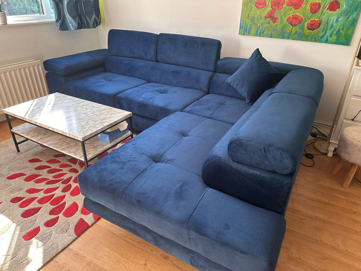 CORNER SOFA BED CALIPSO 275CM KRONOS09 / SPRINGS + FOAM