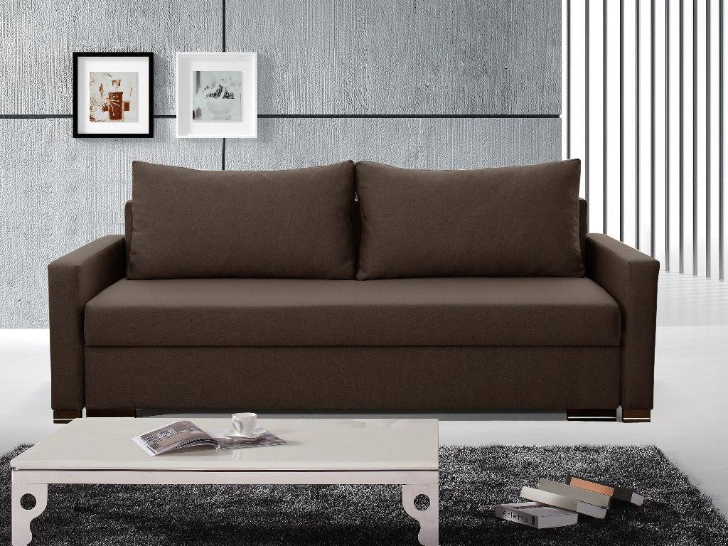 SOFA BED AMY 226cm CHOICE OF 9 COLORS / BONELL SPRINGS + FOAM