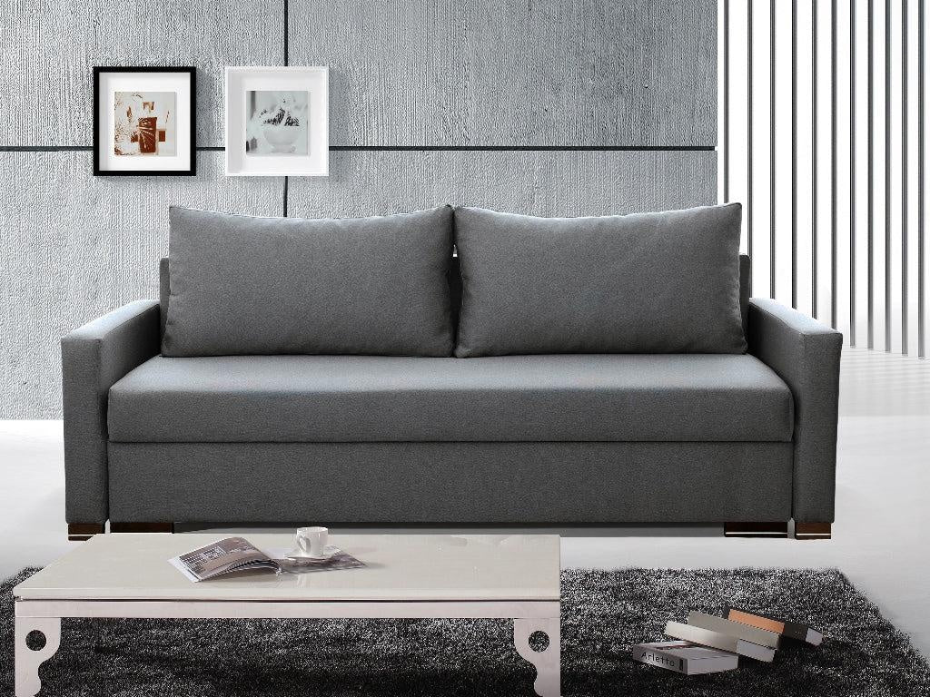 SOFA BED AMY 226cm CHOICE OF 9 COLORS / BONELL SPRINGS + FOAM