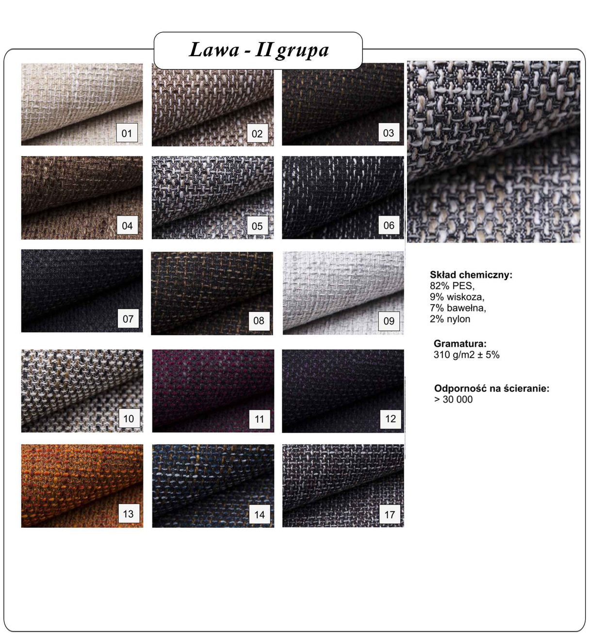 CORNER SOFA BED PRADO U LAWA 17/1115 DARK GREY/WHITE 300CM / SPRINGS + FOAM - Anna Furniture