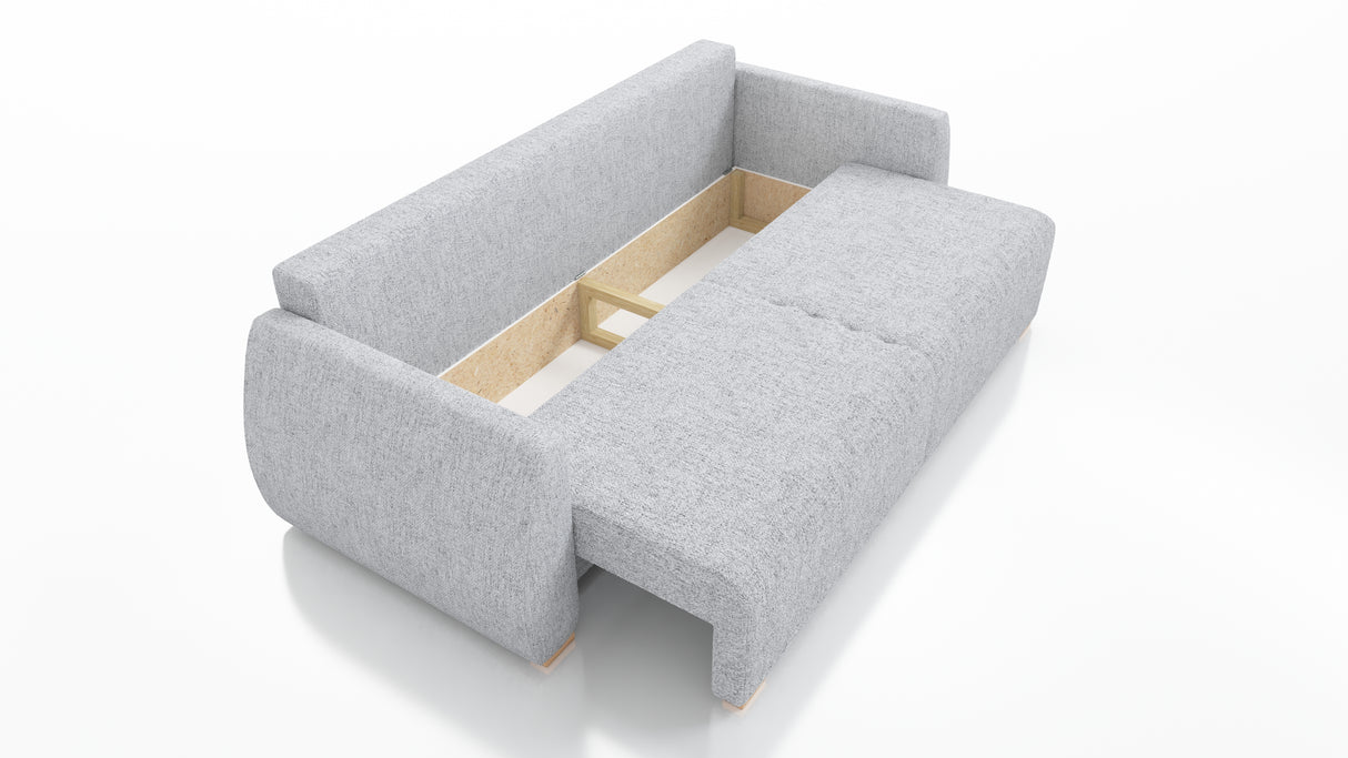 NEW! SOFA BED DALIA 221CM BONELL SPINGS + FOAM / CHOICE OF COLOR