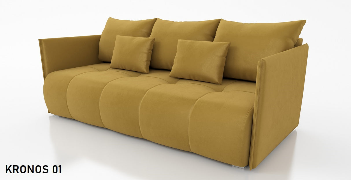 NEW! SOFA BED NESS 199CM SPINGS + FOAM / CHOICE OF COLOR - Anna Furniture