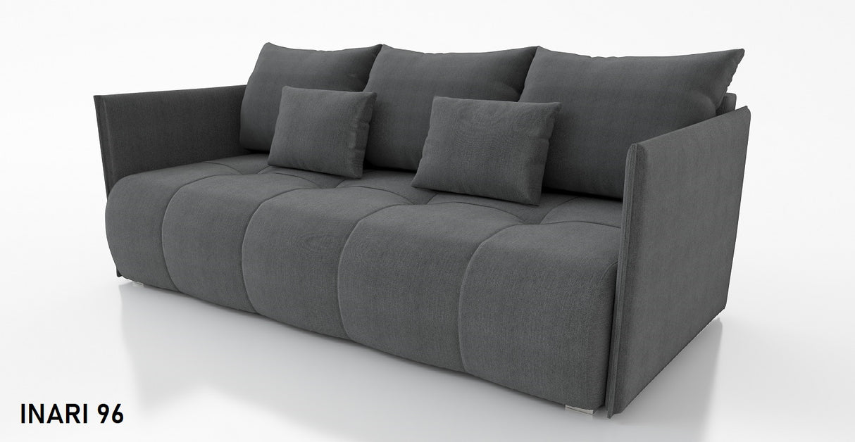 NEW! SOFA BED NESS 199CM SPINGS + FOAM / CHOICE OF COLOR