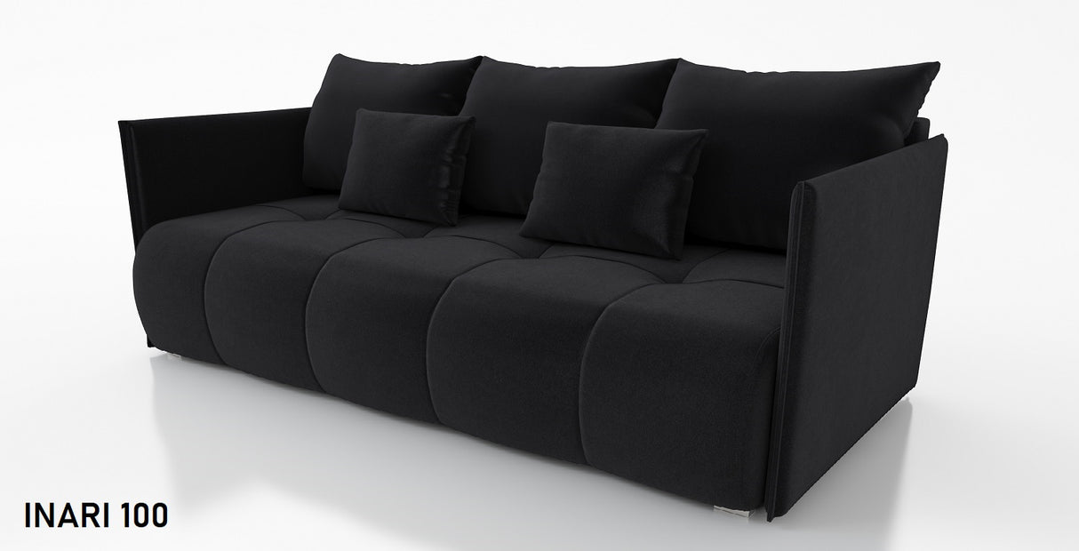 NEW! SOFA BED NESS 199CM SPINGS + FOAM / CHOICE OF COLOR - Anna Furniture