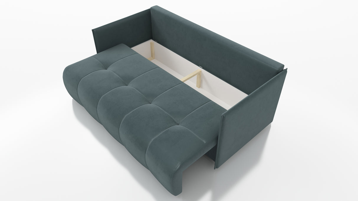 NEW! SOFA BED NESS 199CM SPINGS + FOAM / CHOICE OF COLOR - Anna Furniture