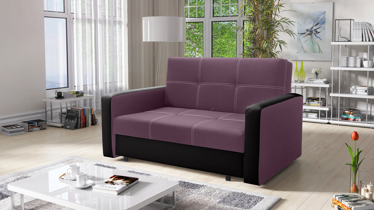 TWO SEATER SOFA BED BELLA II 137CM / SPRINGS + FOAM