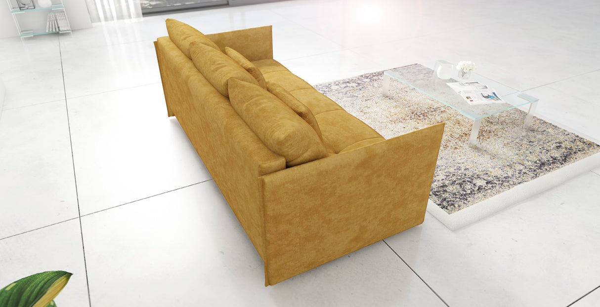 NEW! SOFA BED NESS 199CM SPINGS + FOAM / CHOICE OF COLOR - Anna Furniture