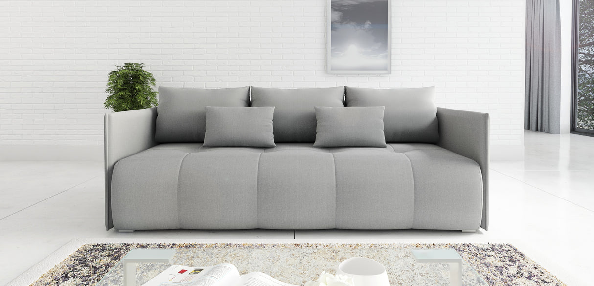 NEW! SOFA BED NESS 199CM SPINGS + FOAM / CHOICE OF COLOR