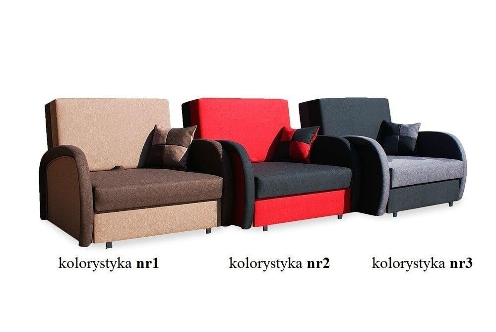 SINGLE SOFA BED SUZIE 97CM CHOICE OF COLORS / FOAMDimensions :- width 97 cm- height 85 cm- depth 95 cm- area sleeping 80/195 cm +/- 3The sofa is made of a wooden frame, the sleeping surface is made of PUR T30 / 42 foam.The sofa is unfolded using an automa