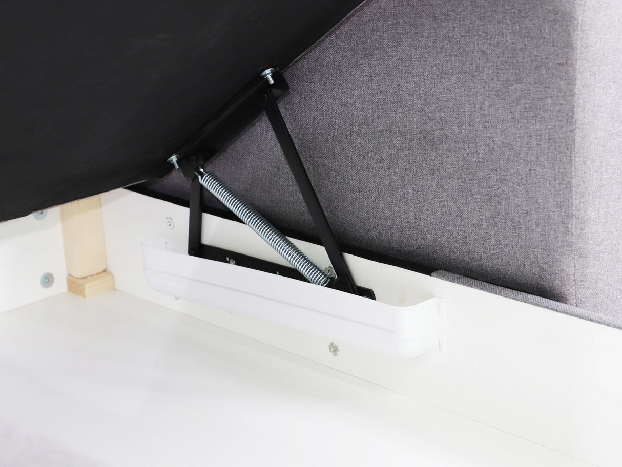 CORNER SOFA BED PALMO 2X STORAGE SPACE GRAPHITE MALMO 96 240cm universal RIGHT/LEFT CORNER / BONELL SPRINGS + FOAMVIEW ALL COLORS CLICK HERETHIS MODEL IS UNIVERSAL WHICH MEANS YOU CAN CHOOSE CORNER SIDE DURING ASSEMBLYMADE IN MALMO FABRIC CLICK HERE3x PIL