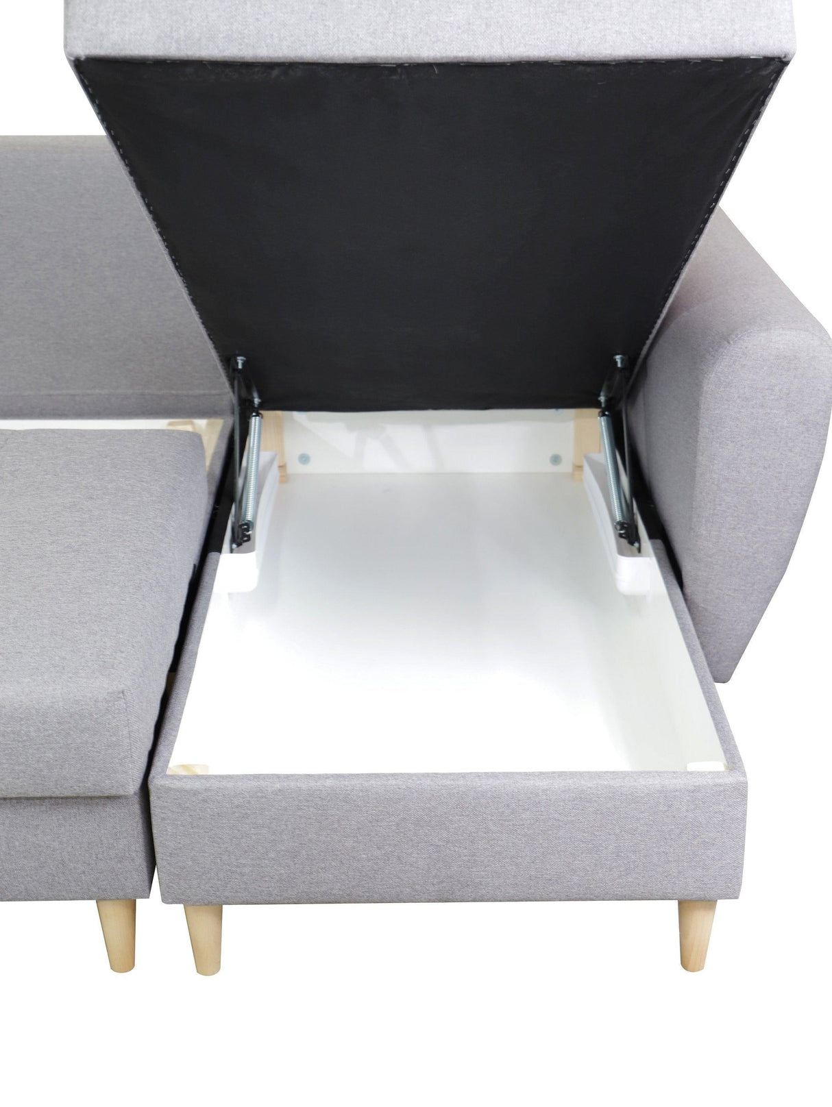 CORNER SOFA BED PALMO 2X STORAGE SPACE MALMO 90 GREY 240cm universal RIGHT/LEFT CORNER / BONELL SPRINGS + FOAMVIEW ALL COLORS CLICK HERETHIS MODEL IS UNIVERSAL WHICH MEANS YOU CAN CHOOSE CORNER SIDE DURING ASSEMBLYMADE IN MALMO FABRIC CLICK HERE3x PILLOW