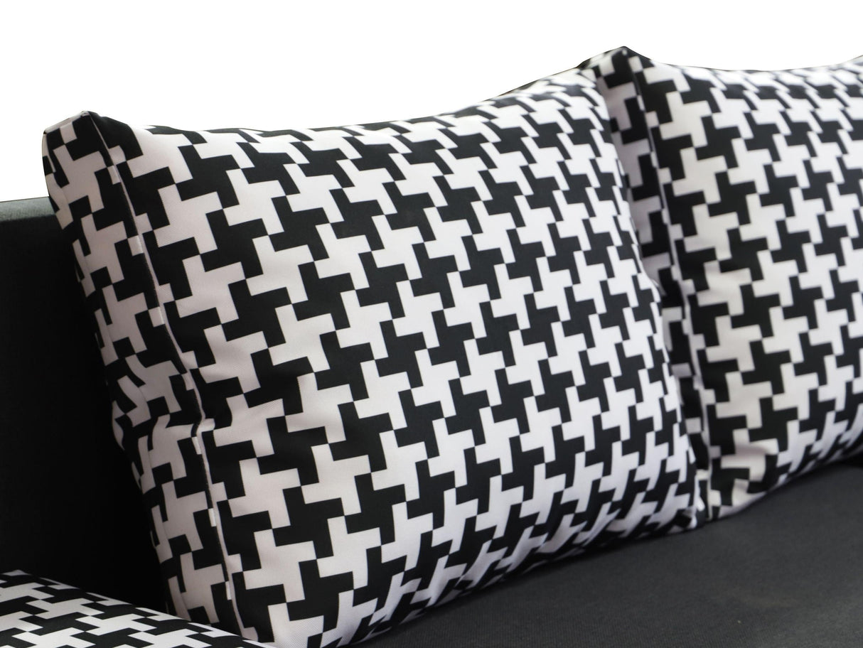 SMALL CORNER SOFA BED TOM 201CM MALMO 90 UNIVERSAL RIGHT/LEFT CORNER / FOAMTHIS MODEL IS UNIVERSAL WHICH MEANS YOU CAN CHOOSE CORNER SIDE DURING ASSEMBLY2x LARGE 2X SMALL SIDE PILLOWS INCLUDED1X STORAGE SPACEMADE IN MALMO FABRIC CLICK HEREThe corner is ma