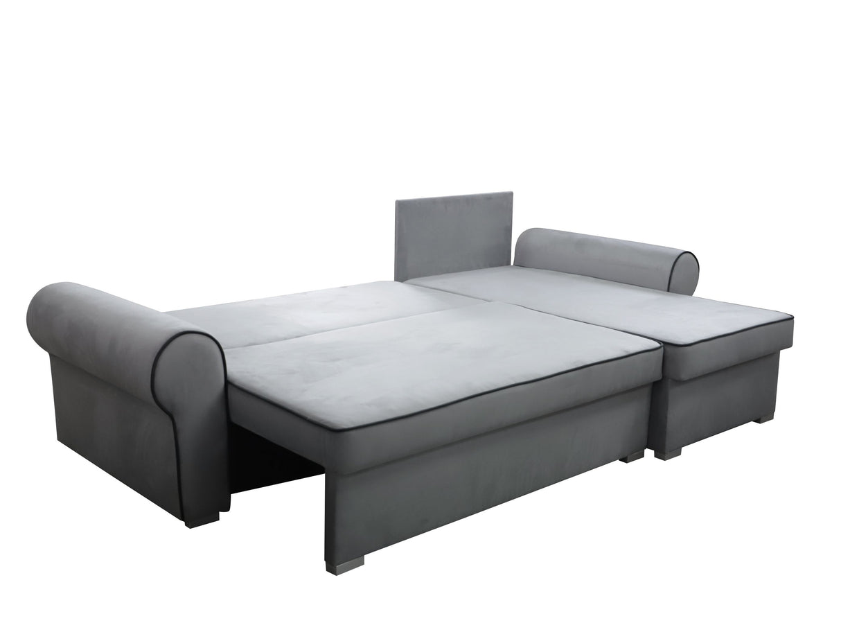 UNIVERSAL CORNER SOFA BED LORD 244cm 2X STORAGE SPACE CHOICE OF COLORS / FOAMTHIS MODEL IS UNIVERSAL WHICH MEANS YOU CAN CHOOSE CORNER SIDE DURING ASSEMBLY3x PILLOWS INCLUDED2X STORAGE SPACEMADE IN MANILA FABRIC CLICK HERE2X STORAGE SPACEManila are charac