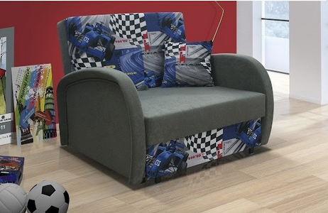 SINGLE SOFA BED SUZIE 97CM FORMULA / FOAMDimensions :- width 97 cm- height 85 cm- depth 95 cm- area sleeping 80/195 cm +/- 3The sofa is made of a wooden frame, the sleeping surface is made of PUR T30 / 42 foam.The sofa is unfolded using an automatic machi