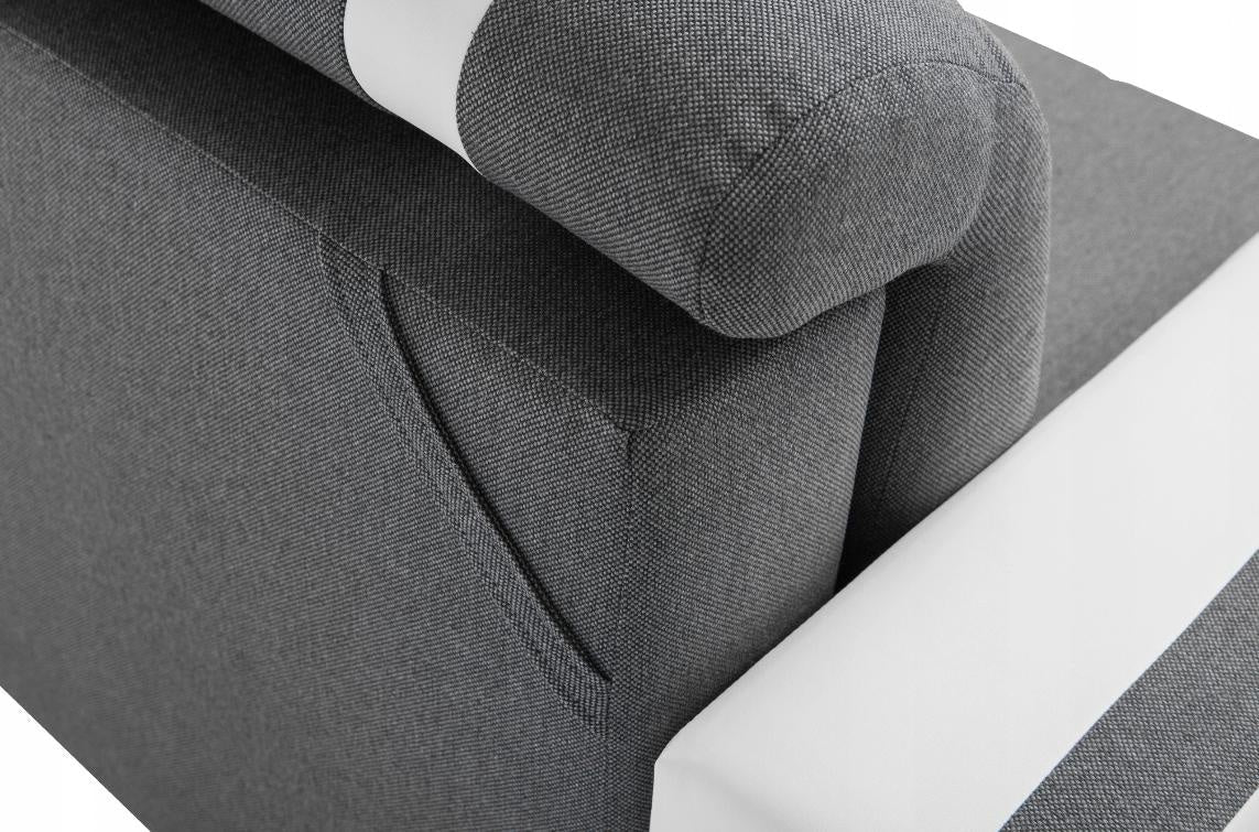 CORNER SOFA BED DINA 236CM 2X STORAGE SPACE INARI 96 / 1114 UNIVERSAL CORNER RIGHT/LEFT CORNER / BONELL SPRINGS + FOAMVIEW ALL COLORS CLICK HERETHIS MODEL IS UNIVERSAL WHICH MEANS YOU CAN CHOOSE CORNER SIDE DURING ASSEMBLYBONELL SPRINGS + FOAM 2X Storage