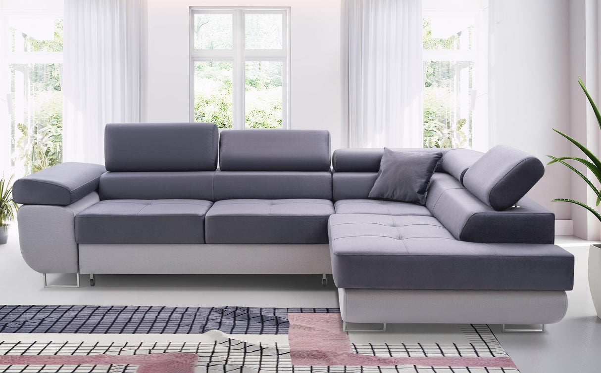 ASH II 273CM MONOLITH 97 / white WATER RESISTANT / SPRINGS + FOAMmonolith 97/white faux leatherWavy springs + foam Large sleeping areaMADE IN WATER RESISTANT MONOLITH FABRICCLICK HERE TO VIEW ALL COLORS Dimensions W: 273cm D:203cm H: 90cm Sleeping area: 1