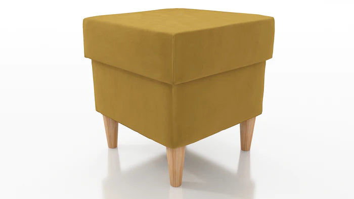 STOOL OSLO WITH STORAGE 40X40CM WOODEN LEGS EASY CLEAN FABRIC KRONOS 01Pouf dimensions: width 40 cm height 43 cm depth 40 cm height of the legs 13 cmPouf opened with a container.Anna Furniture