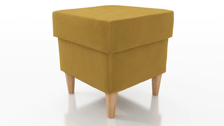 STOOL OSLO WITH STORAGE 40X40CM WOODEN LEGS EASY CLEAN FABRIC KRONOS 01Pouf dimensions: width 40 cm height 43 cm depth 40 cm height of the legs 13 cmPouf opened with a container.Anna Furniture