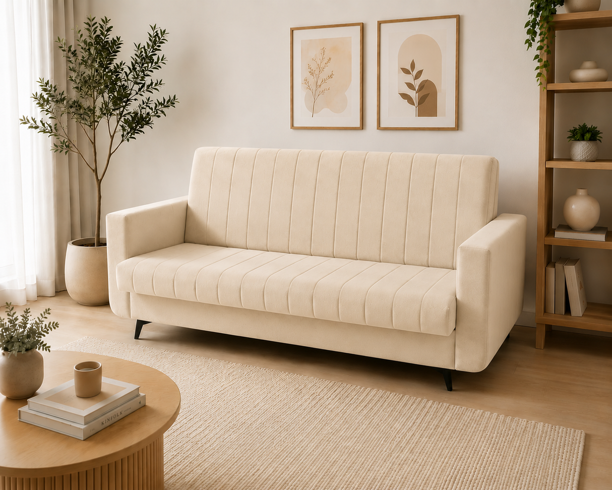 SOFA BED LINEA 218CM / SPRINGS + FOAM