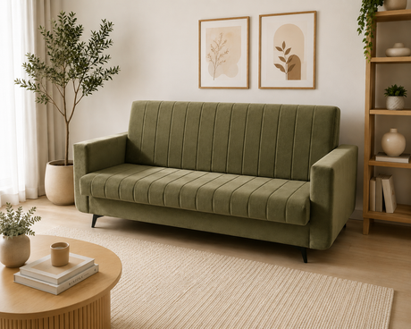 SOFA BED LINEA 218CM / SPRINGS + FOAM
