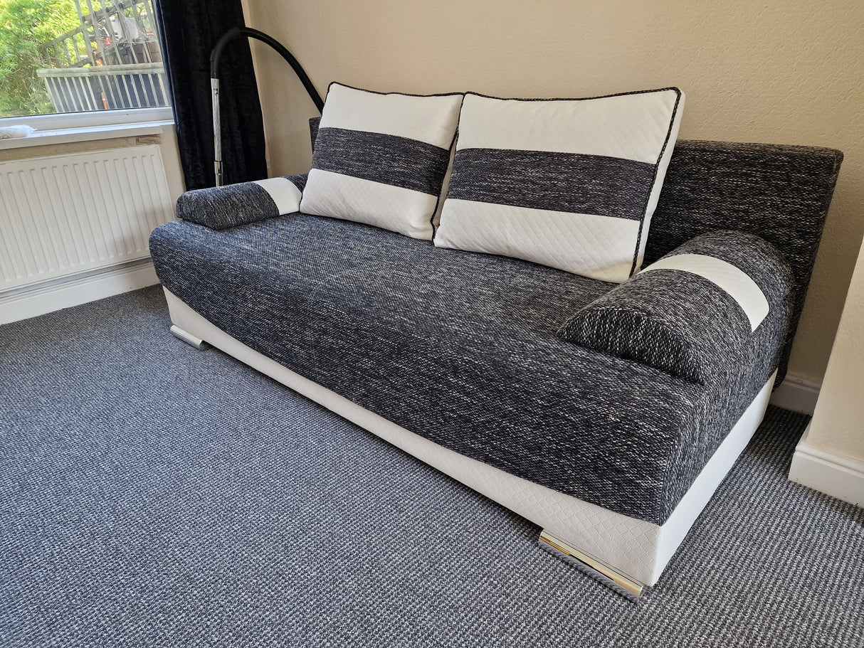 SOFA BED Smily 197CM CHOICE OF COLOR / BONELL SPRINGS + FOAM