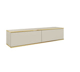TV Stand ORO 135 beigeTV Stand ORO 135Depth: 32cmWidth: 135cmHeight: 30cmA modern tv table is a practical and elegant piece of furniture, a perfect for people who looking for functional furniture for a modern interior.The simple design guarantees easy ass