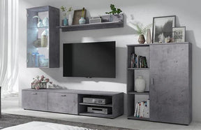 TV WALL UNIT DAMIAN GREYTV wall unit DAMIAN is perfect for modern interior of your living room.16 colors remote control led lights +£20UncategorizedAnna Furniture