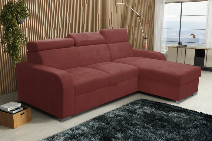 UNIVERSAL CORNER SOFA BED ASTEE 235CM ASTI26 EASY CLEAN FABRIC ADJUSTABLE HEADREST / SPRINGS + FOAMTHIS MODEL IS UNIVERSAL WHICH MEANS YOU CAN CHOOSE CORNER SIDE DURING ASSEMBLYADJUSTABLE HEADREST1X STORAGE SPACE MADE IN ASTI FABRIC CLICK HERE THIS MODEL