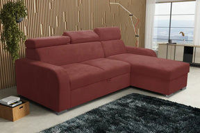 UNIVERSAL CORNER SOFA BED ASTEE 235CM ASTI26 EASY CLEAN FABRIC ADJUSTABLE HEADREST / SPRINGS + FOAMTHIS MODEL IS UNIVERSAL WHICH MEANS YOU CAN CHOOSE CORNER SIDE DURING ASSEMBLYADJUSTABLE HEADREST1X STORAGE SPACE MADE IN ASTI FABRIC CLICK HERE THIS MODEL