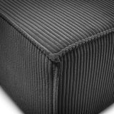 CORNER SOFA BED BERGAMO XL 277CM SPRINGS + FOAMDimensions: total width: 277 cm, total height: 83 cm, total depth: 143 cm, sleeping area: 130x230 cm. Color: POSO fabric Execution: L-shaped corner, corner sofa with sleeping function, corner sofa with a bedd