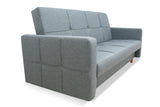 SOFA BED COSMO 210cm  / SPRINGS + FOAM CHOICE OF COLOR EASY CLEAN FABRIC