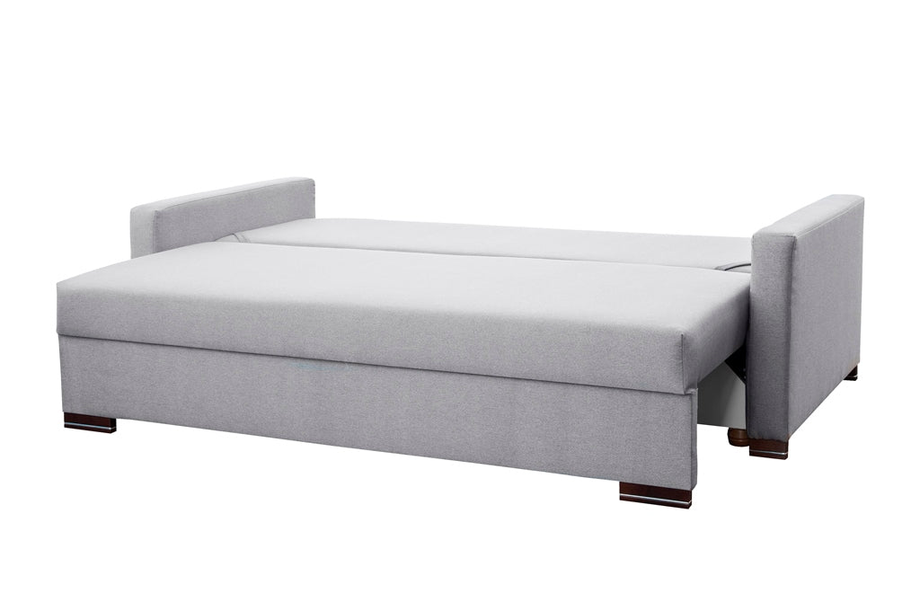 SOFA BED AMY 226cm CHOICE OF 9 COLORS  / BONELL SPRINGS + FOAM