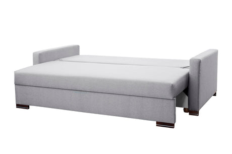 SOFA BED AMY 226cm CHOICE OF 9 COLORS  / BONELL SPRINGS + FOAM