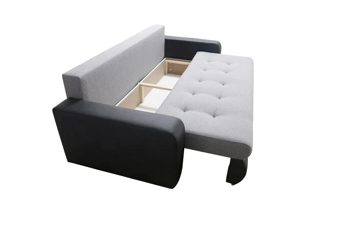 SOFA BED DAVY 228CM INARI 96 / MADRYT 920 / BONELL SPRINGS + FOAMMORE AVAILABLE COLOR CLICK HEREMADE IN FABRIC INARI CLICK HERE + MADRID FAUX LEATHER CLICK HERE Dimensions:- 143/190 sleeping area- width 228- depth 93- height to the seat 42* dimensions are