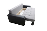 SOFA BED DAVY 228CM INARI 96 / MADRYT 9100 / BONELL SPRINGS + FOAMMORE AVAILABLE COLOR CLICK HEREMADE IN FABRIC INARI CLICK HERE + MADRID FAUX LEATHER CLICK HERE Dimensions:- 143/190 sleeping area- width 228- depth 93- height to the seat 42* dimensions ar